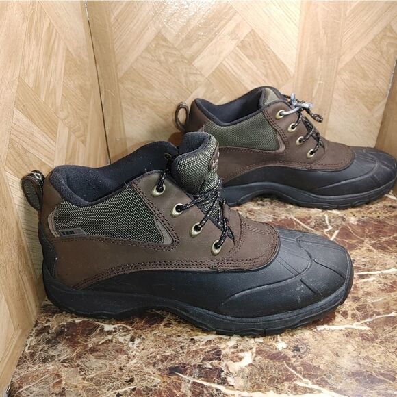 L.L Bean Men Duck leather boots shoes size 10 M - Picture 2 of 10